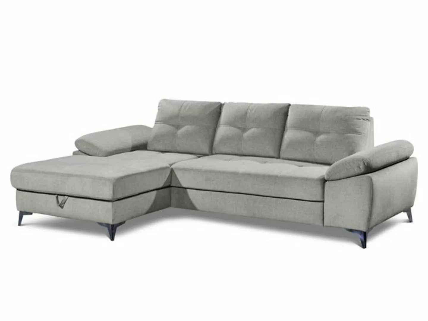 HARPER Polsterecke Polsterecke HARPER BILBAO BB 170x270 cm silber Ecksofa W günstig online kaufen