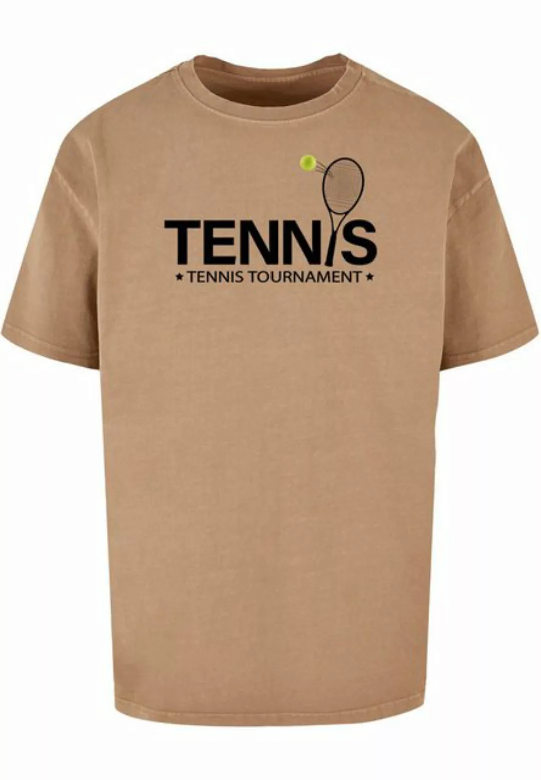 Merchcode T-Shirt Merchcode Herren Tennis Racket Acid Washed Oversized Tee günstig online kaufen