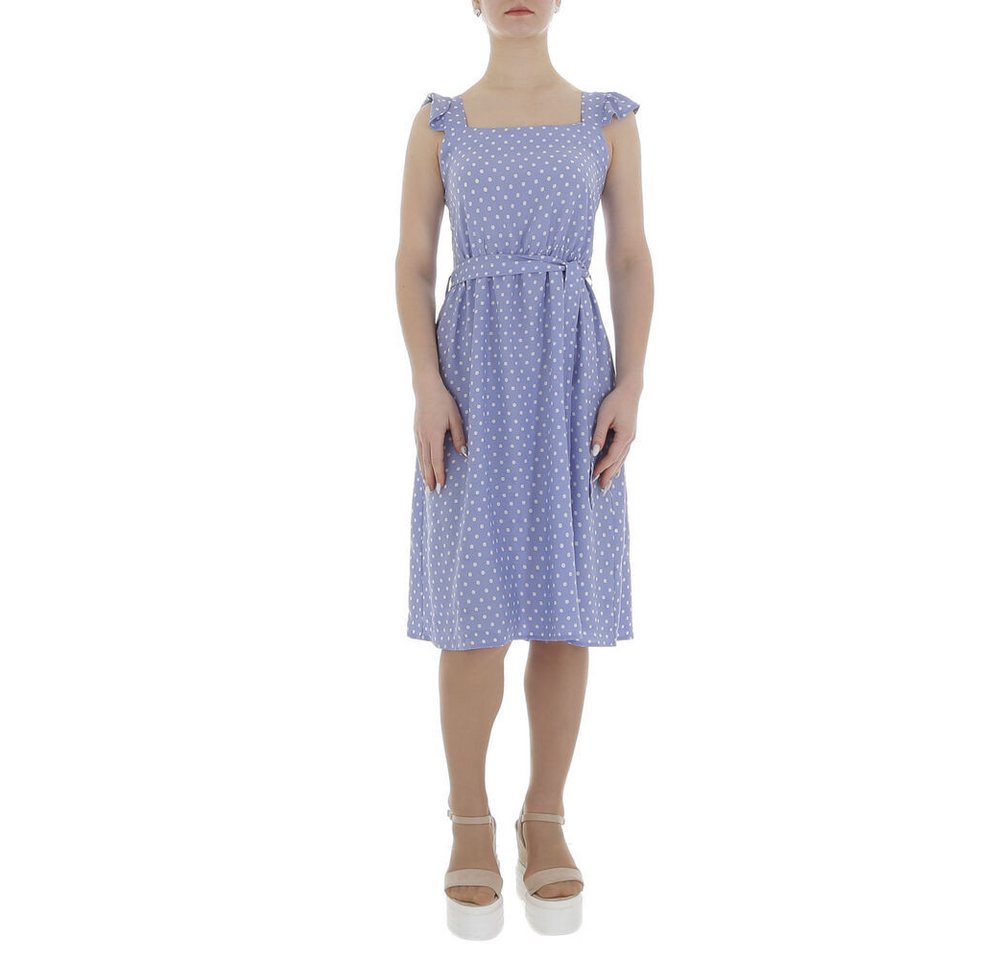 Ital-Design Sommerkleid Damen Freizeit (85941349) Rüschen Gepunktet Sommerk günstig online kaufen