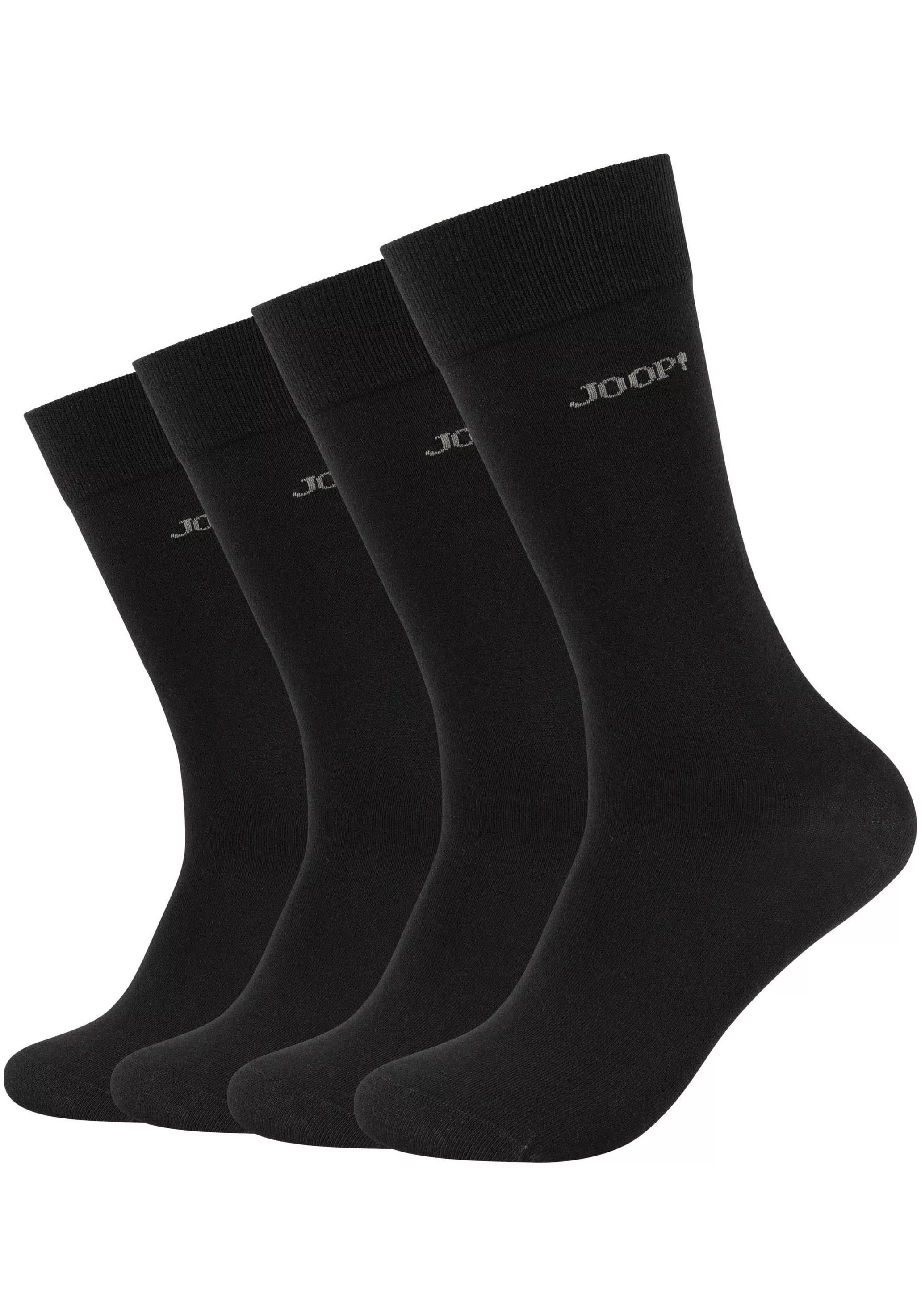 JOOP Socken, (4er Pack), Premium Essentials, verstärkte Ferse, haltbare Spi günstig online kaufen