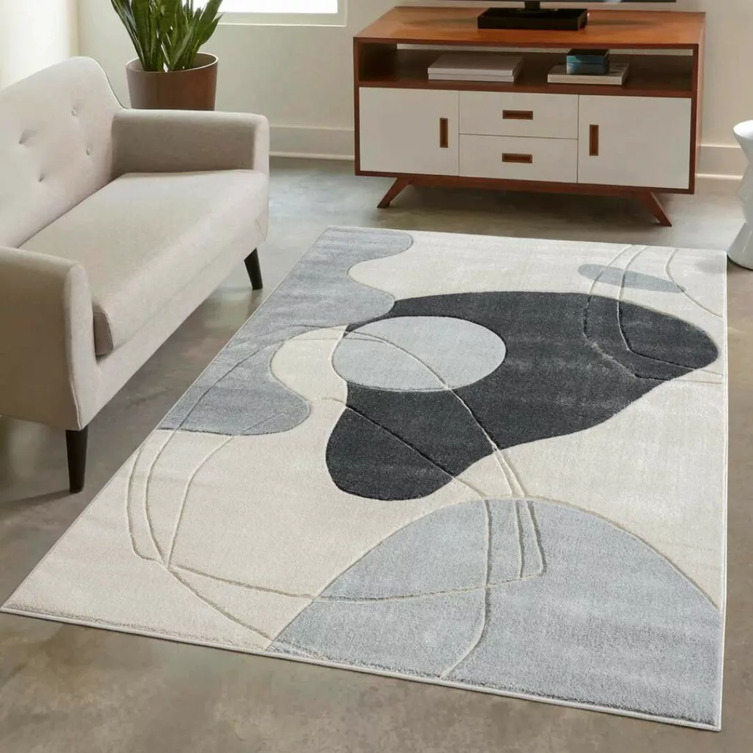 Carpet City Teppich »BONITO 7158«, rechteckig, Flachflor, Hochtief-Muster/ günstig online kaufen