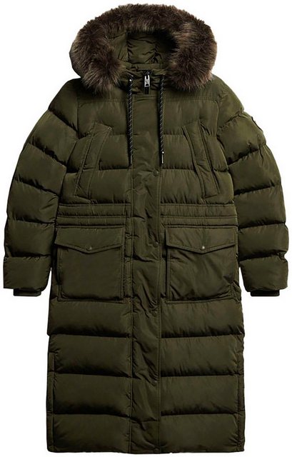 Superdry Steppjacke Everest Faux Fur Longline Jkt günstig online kaufen