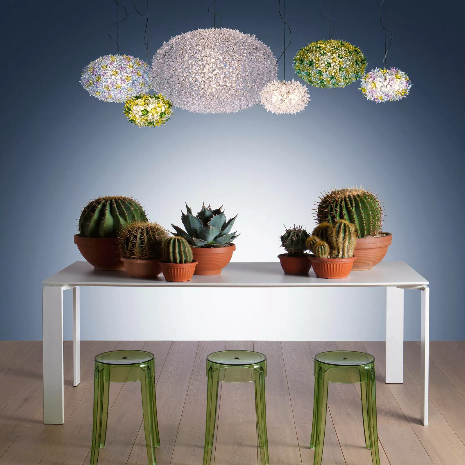 Kartell Big Bloom LED-Hängeleuchte G9, transparent günstig online kaufen