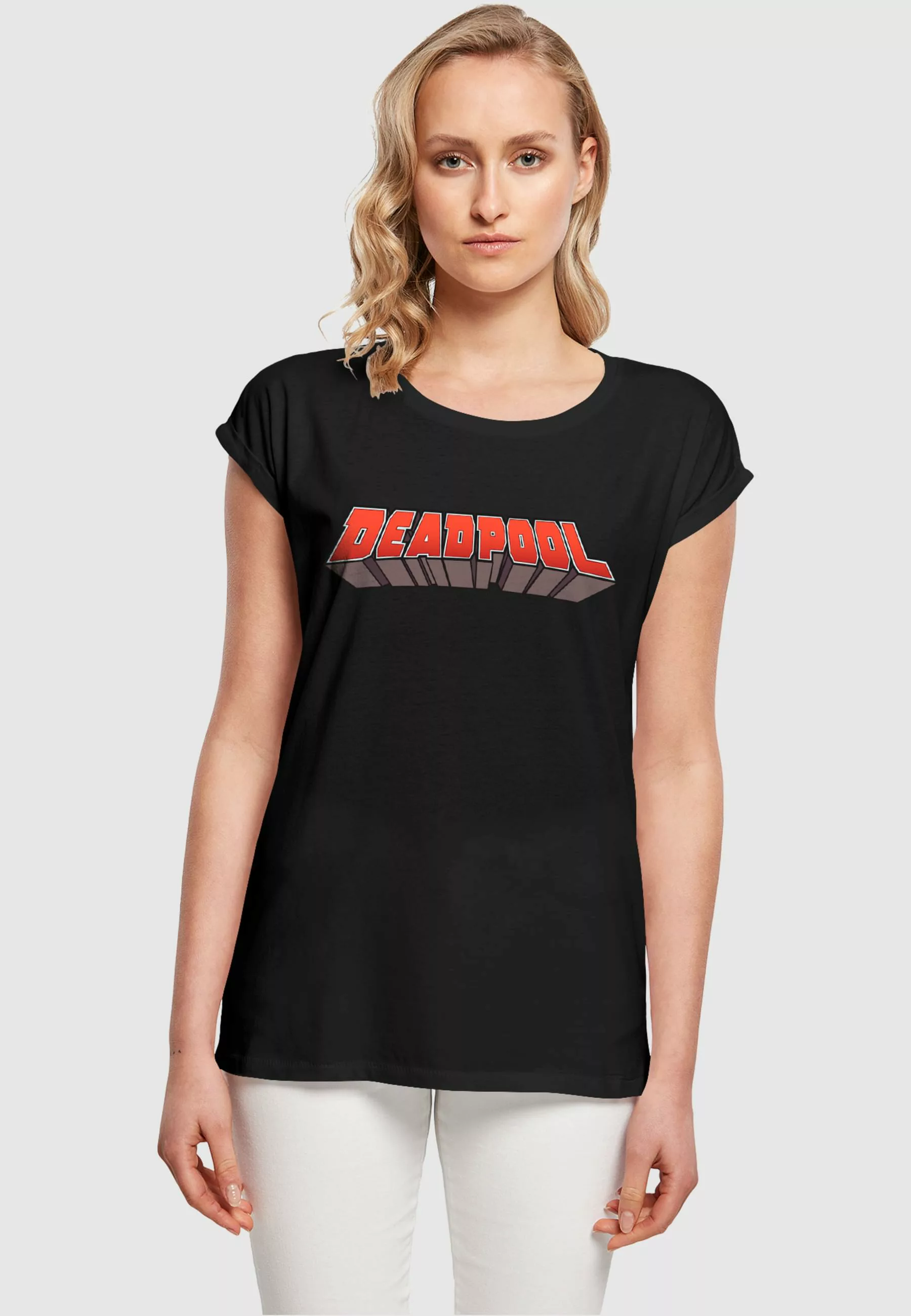 ABSOLUTE CULT T-Shirt "ABSOLUTE CULT Damen Ladies Deadpool - Text Logo T-Sh günstig online kaufen