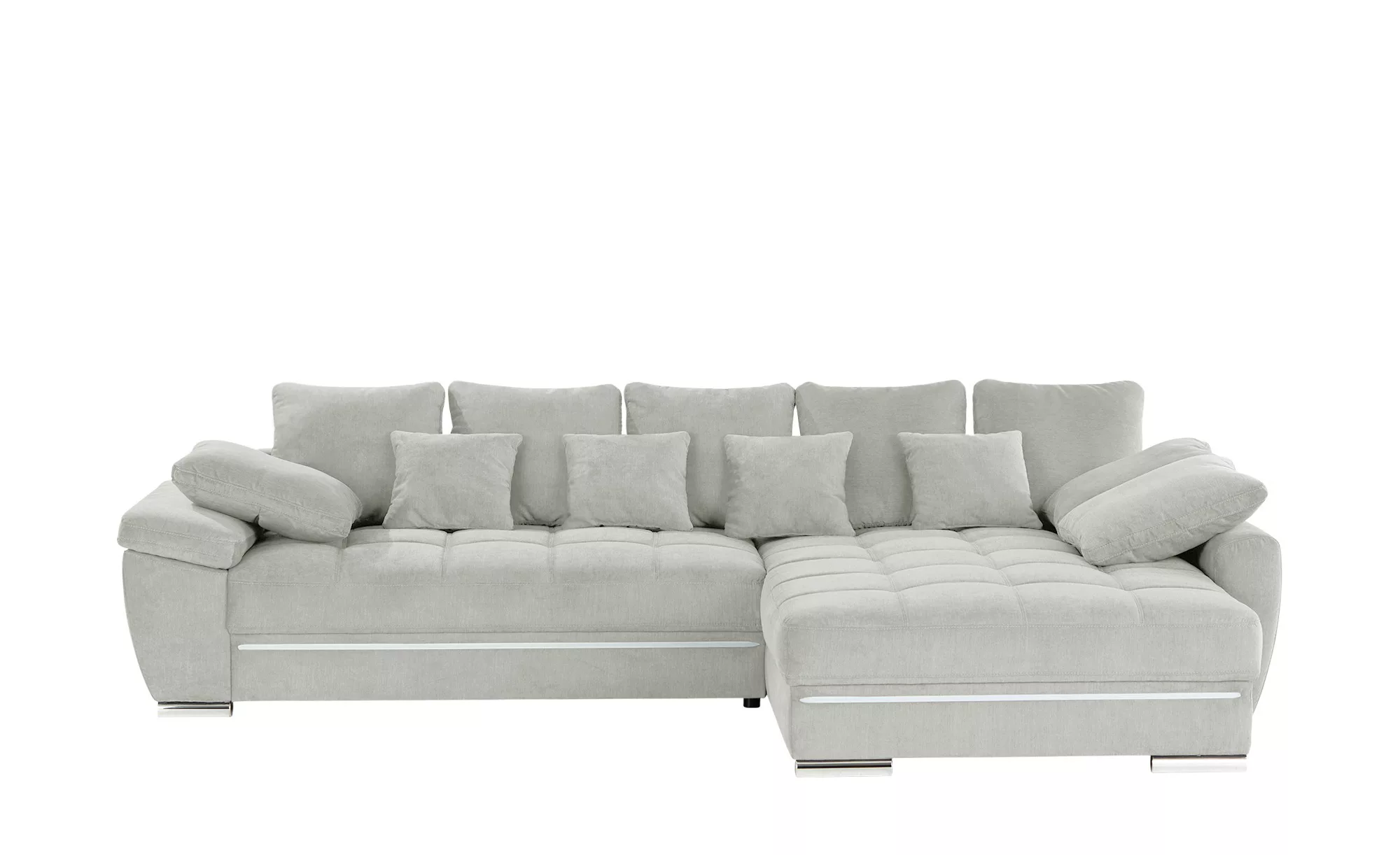 bobb Ecksofa  Fancy-LED ¦ silber ¦ Maße (cm): B: 323 H: 89 T: 224 Polstermö günstig online kaufen