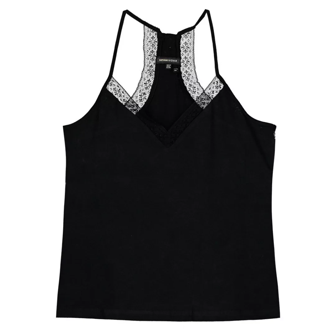 Superdry Lace Mix Cami M Black günstig online kaufen