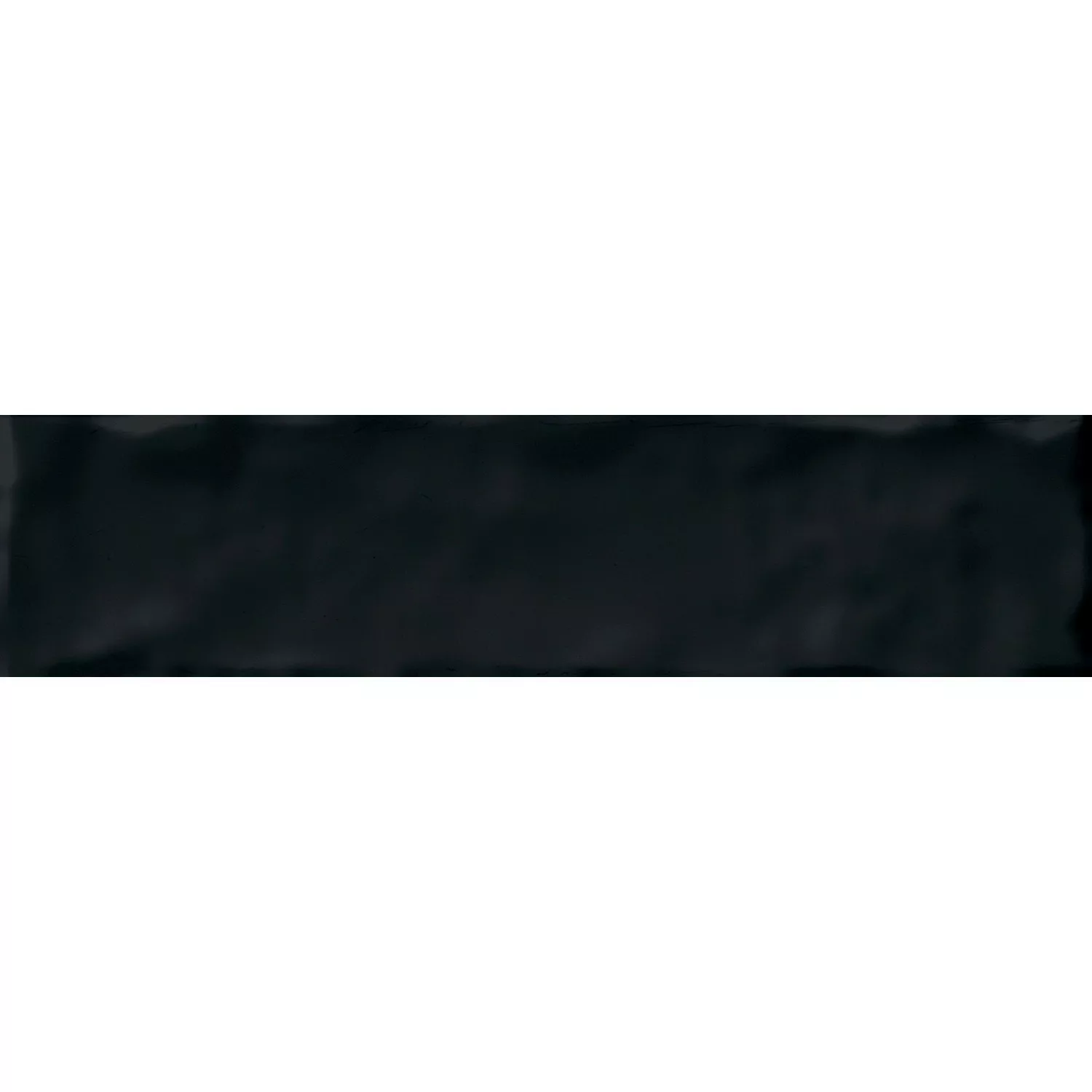 Wandfliese Loft 6 cm x 25 cm Schwarz glasiert glänzend günstig online kaufen