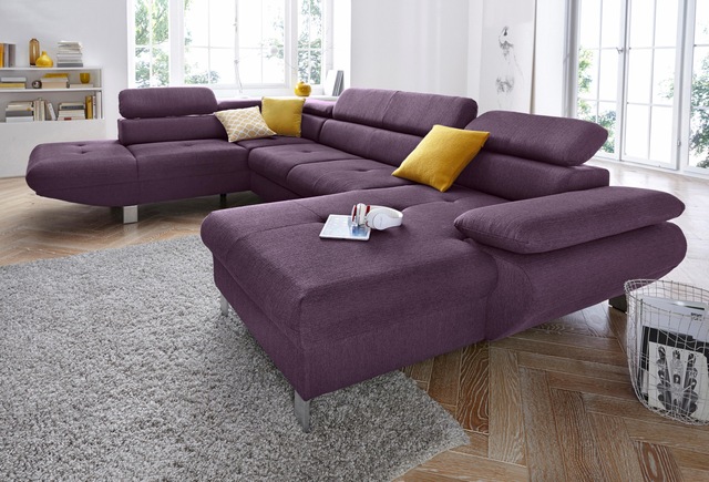 exxpo - sofa fashion Wohnlandschaft »Vinci, aktuelles Design, toller Sitzko günstig online kaufen