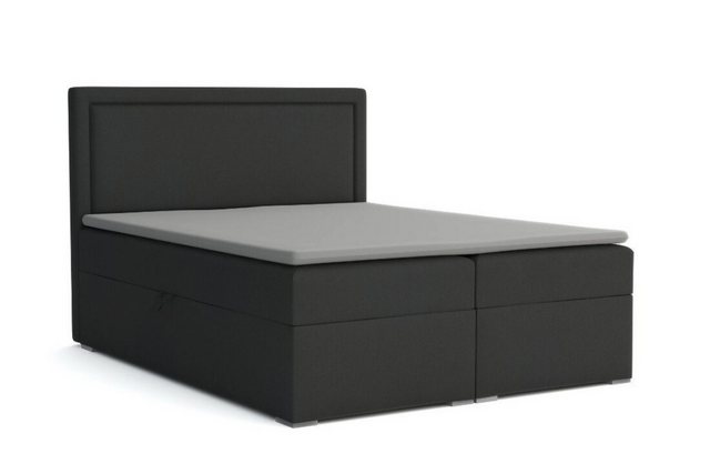 Deine Möbel 24 Boxspringbett Polsterbett Komplettbett DREAM inkl. Matratzen günstig online kaufen