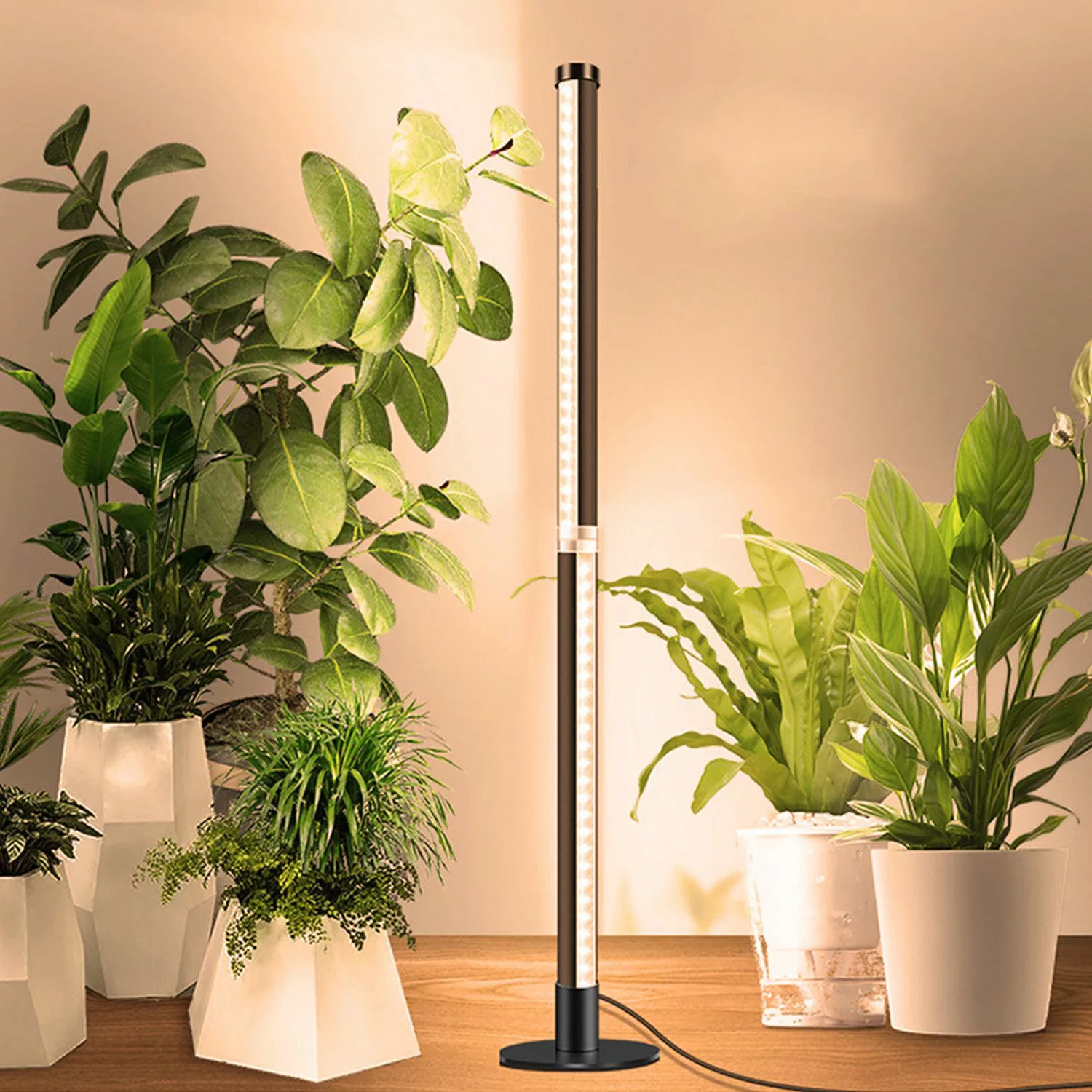 MUPOO Pflanzenlampe Grow Lampe Bodenpflanzen Wachstumslampen,Timer günstig online kaufen