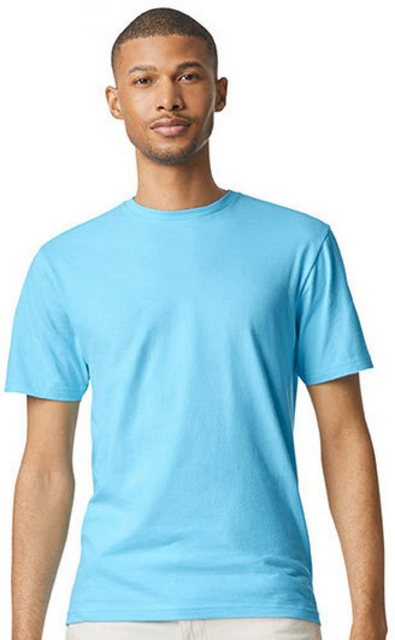 Gildan Rundhalsshirt Softstyle Herren T-Shirt modischer Kragen günstig online kaufen