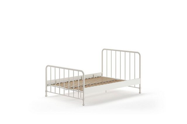 58 aufm Kessel Bettgestell Metallbett Kay 147x207x110 Einzelbett Metall Wei günstig online kaufen