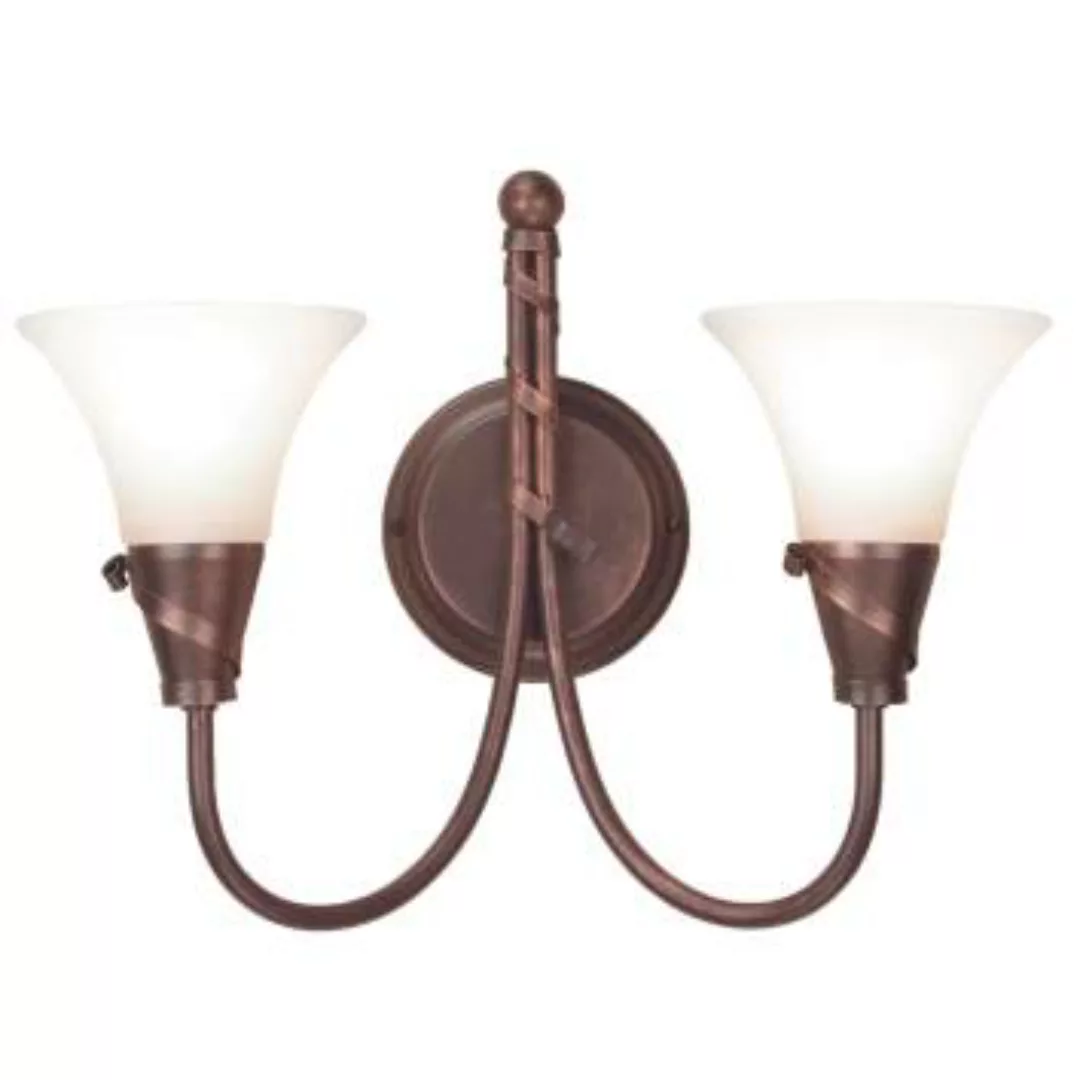 Wandleuchte ROHDIN Kupfer B:36cm Wohnzimmer Lampe günstig online kaufen