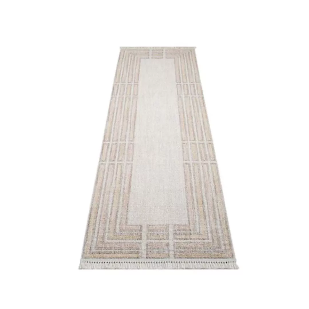 Carpet City Teppich »CLASICO 9068«, rechteckig, Kurzflor, Fransen, Bordüre, günstig online kaufen