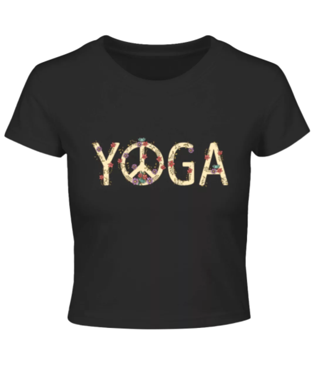 Yoga Peace · Crop T-Shirt günstig online kaufen