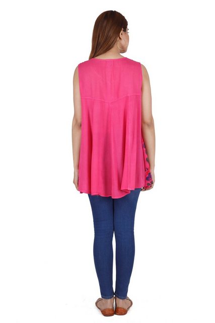 Guru-Shop T-Shirt Bestickte indische Hippie Bluse, Boho-chic.. Festival, Et günstig online kaufen