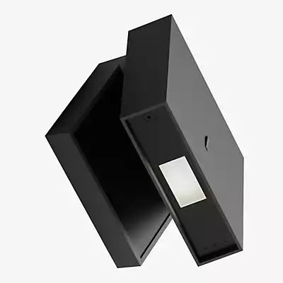 Vibia Alpha 7940/7942 Wandleuchte LED, graphit/schwarz günstig online kaufen