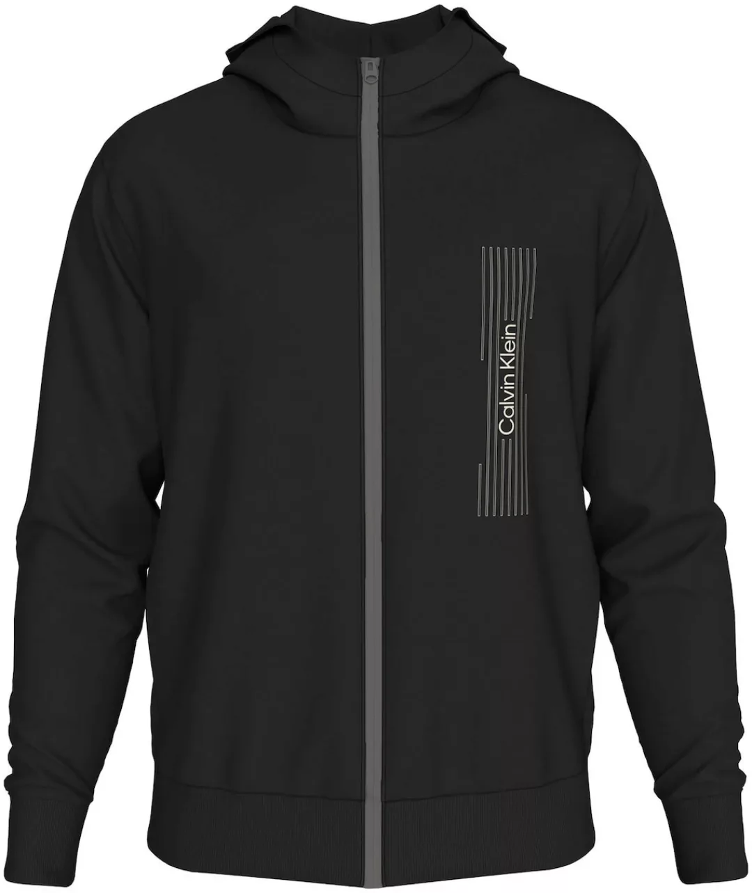 Calvin Klein Sweatjacke "HORIZONTAL LOGO ZIP THRU HOODIE", mit Logoschriftz günstig online kaufen