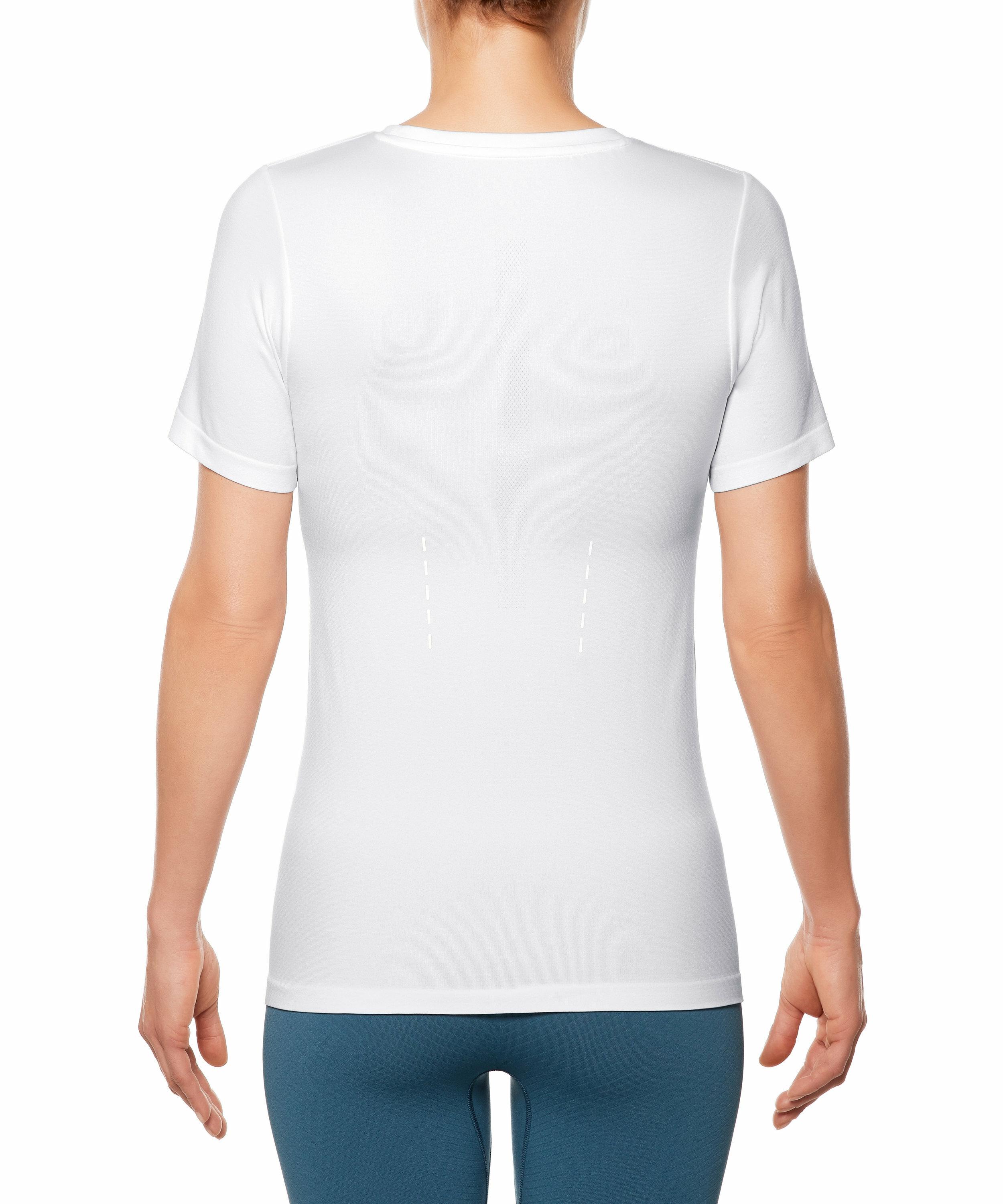 FALKE Damen T-Shirt Rundhals, XS-S, Weiß, Uni, 37925-286001 günstig online kaufen