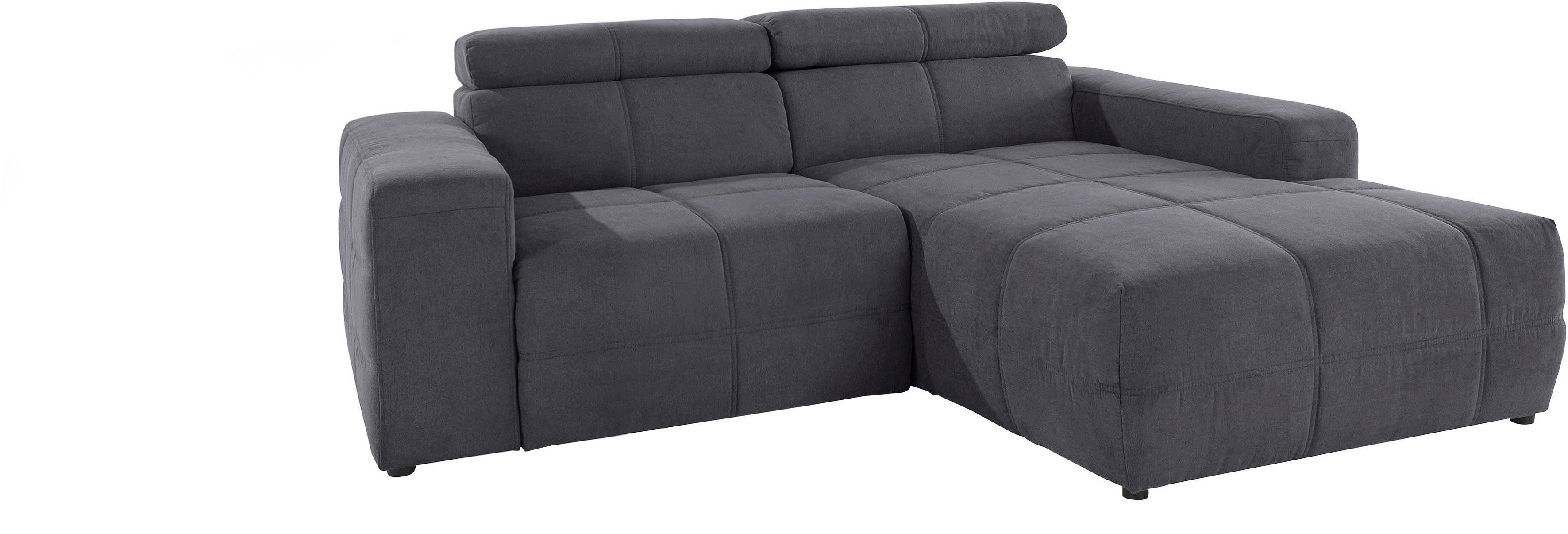DOMO collection Ecksofa Brandon, inkl. Kopfteilverstellung, günstig online kaufen