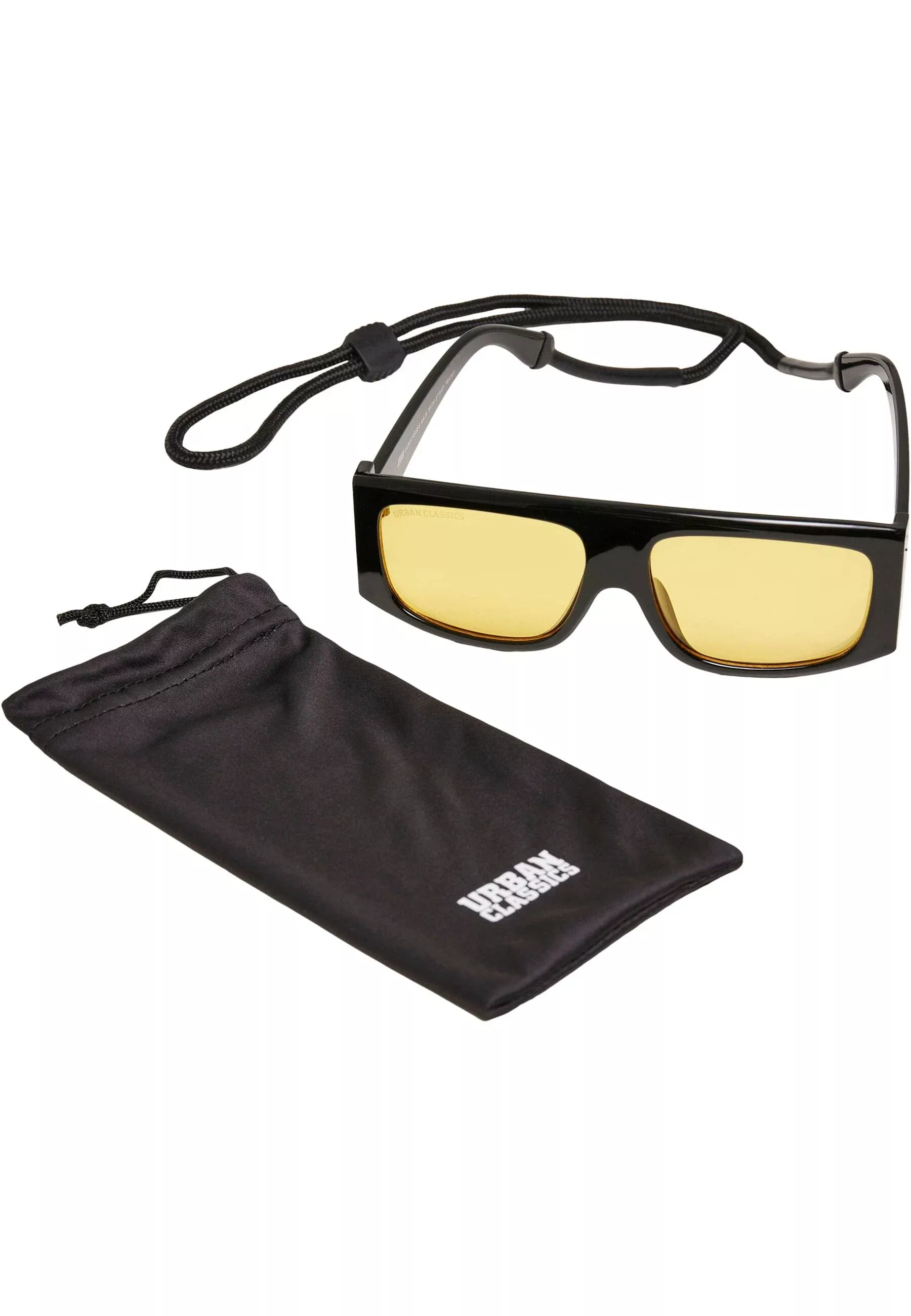 URBAN CLASSICS Sonnenbrille "Urban Classics Unisex Sunglasses Raja with Str günstig online kaufen