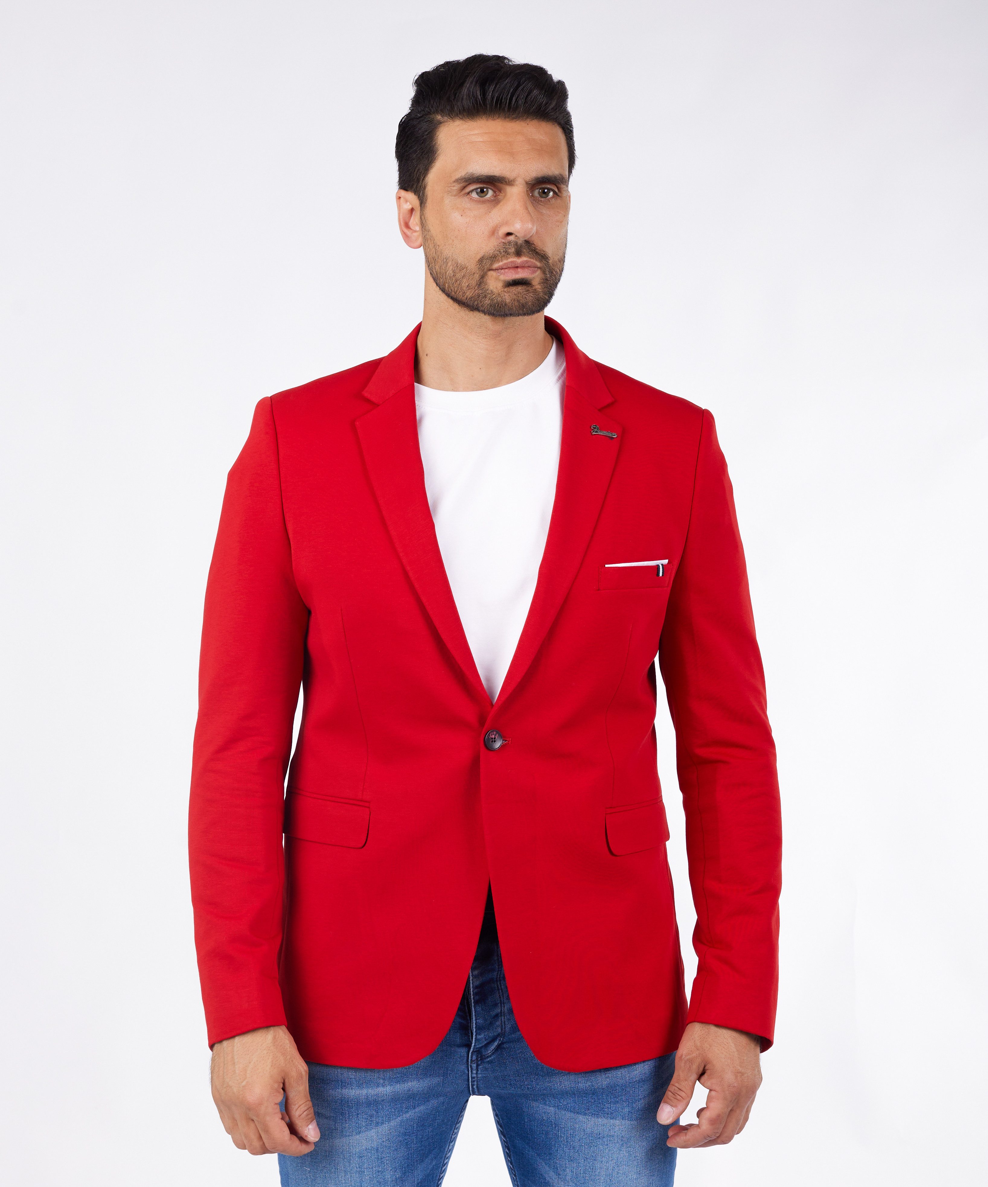 Denim Distriqt Jerseysakko Sportlich Jersey Sakko günstig online kaufen