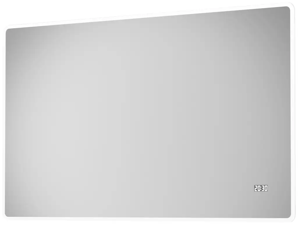 Talos Badspiegel "Sun", BxH: 120x70 cm, energiesparend, mit Digitaluhr günstig online kaufen