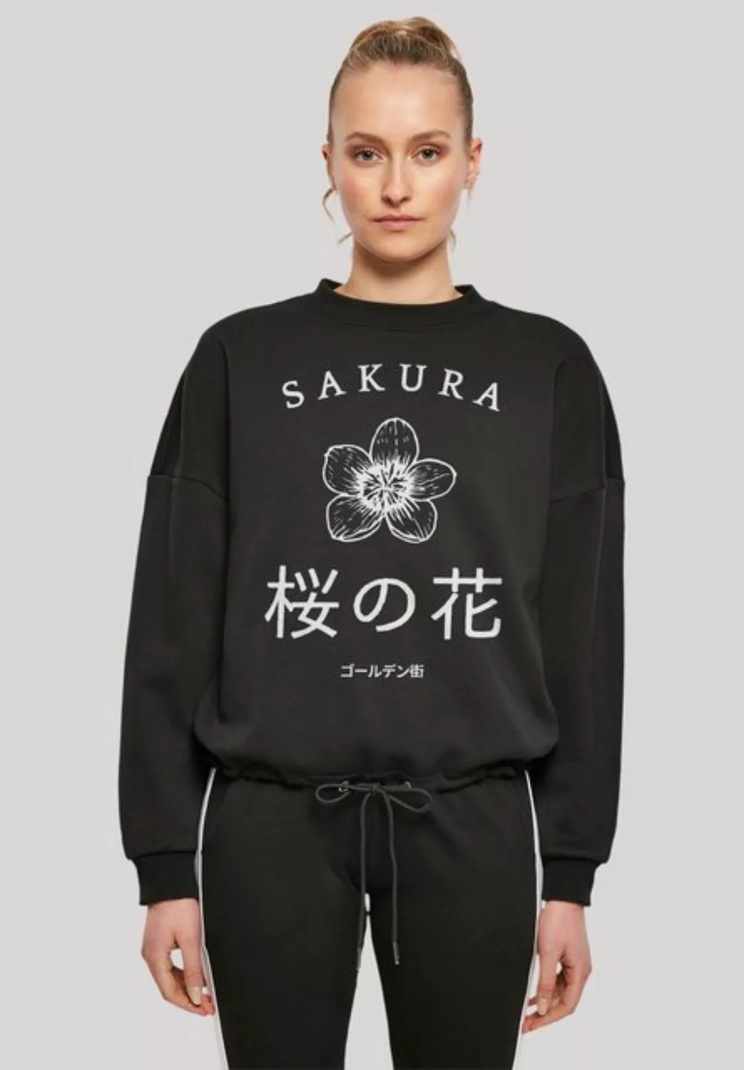 F4NT4STIC Sweatshirt Kirschblüten Golden Gai Print günstig online kaufen