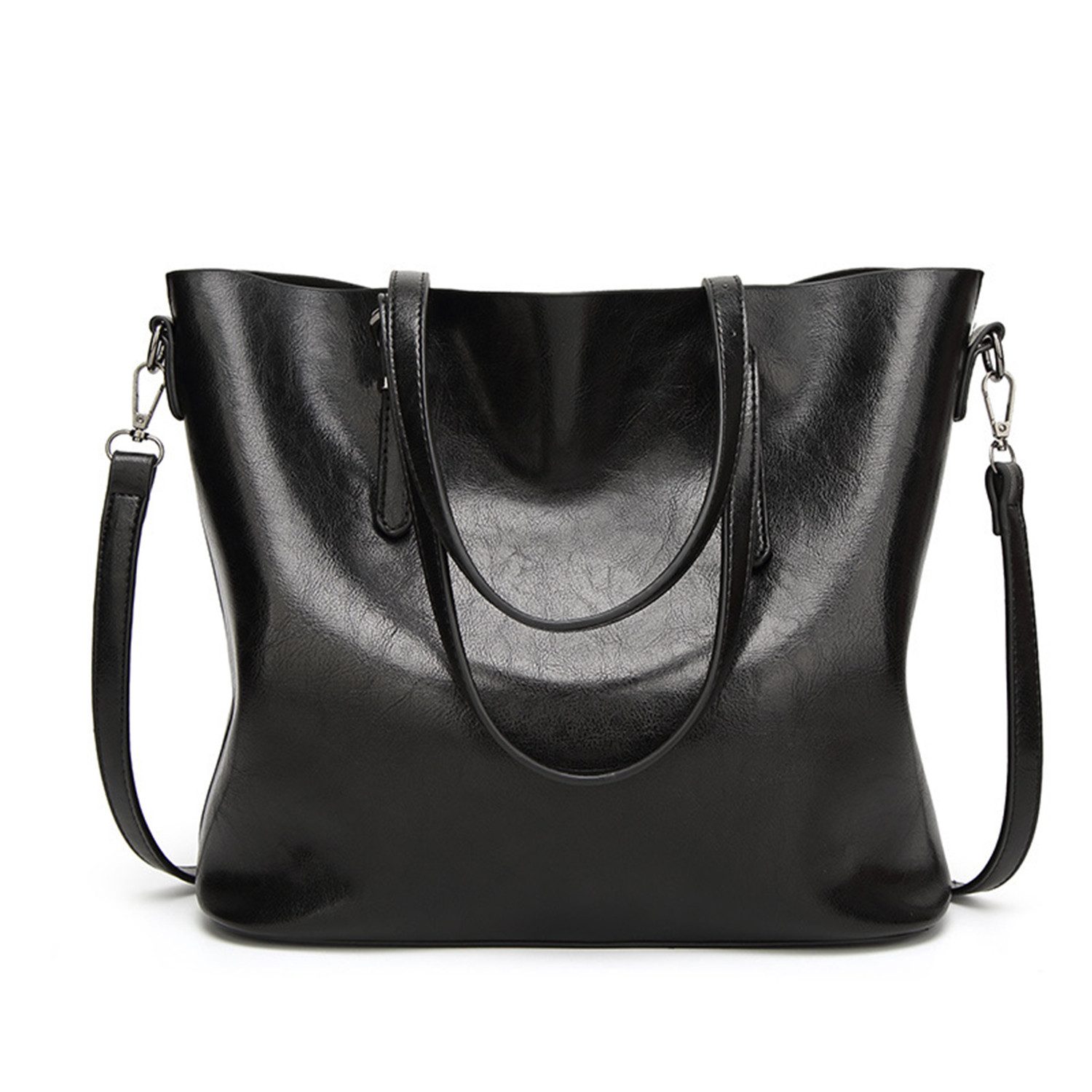 RWEUOQ Handtasche Umhängetasche Arbeitstasche Henkeltasche Schwarz günstig online kaufen