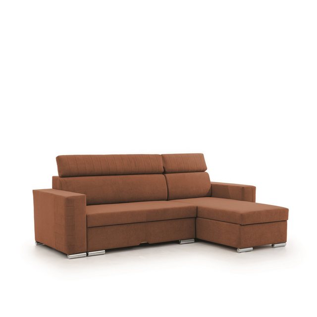 Fun Möbel Ecksofa Schlafsofa CANTON in Stoff inkl. Hocker und Sessel, Kopfs günstig online kaufen