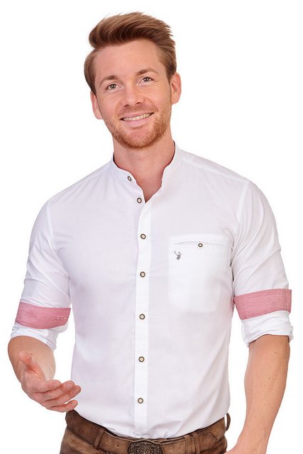 Spieth & Wensky Trachtenhemd Trachtenhemd - PHILON - weiß/rot günstig online kaufen
