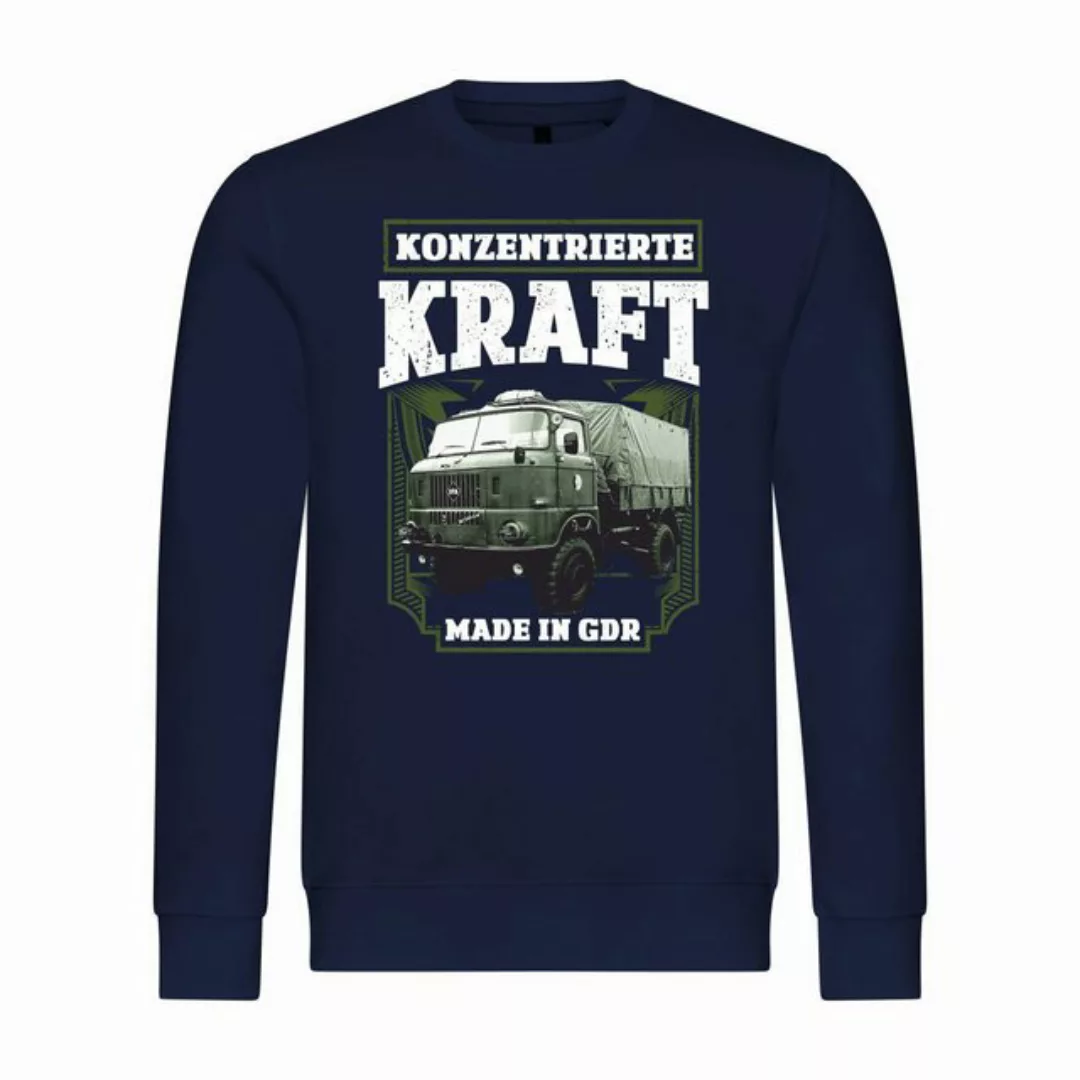 deinshirt Rundhalspullover Herren Pullover Konzentrierte Kraft Mit Print Mo günstig online kaufen