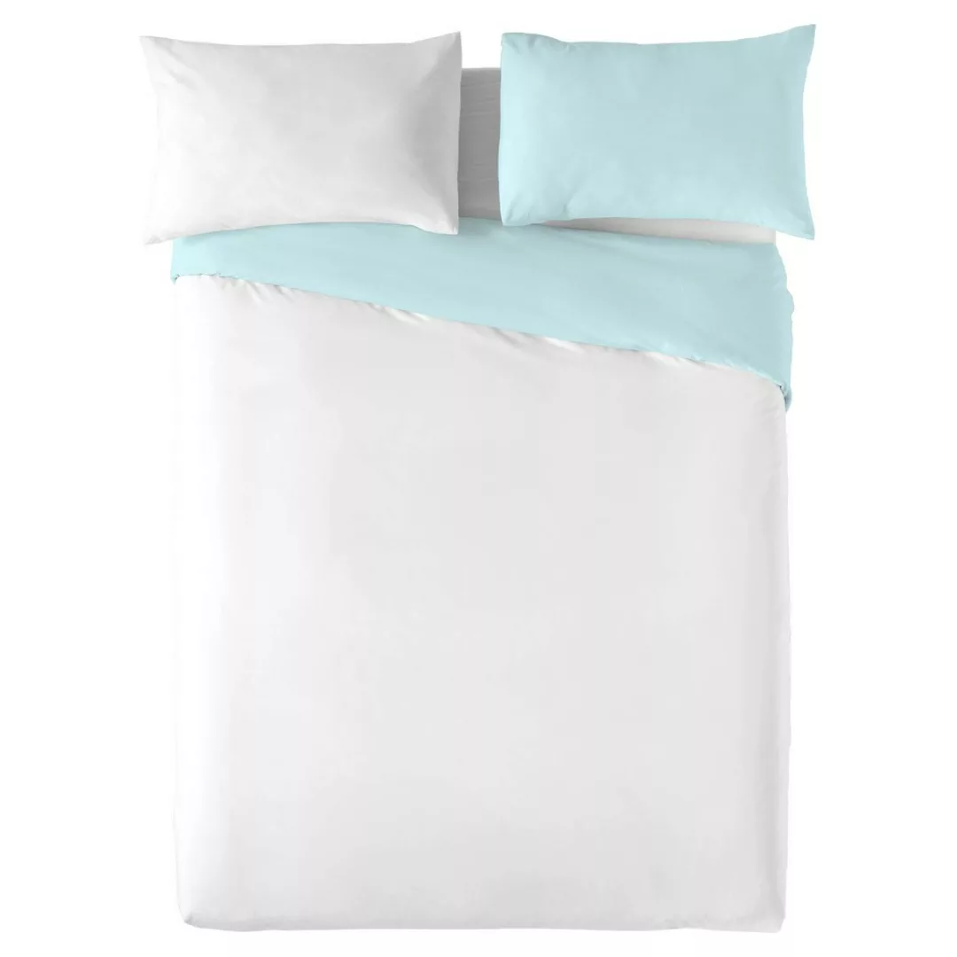 Bettdeckenbezug Naturals Blau Weiß (180er-bett) (270 X 270 Cm) günstig online kaufen