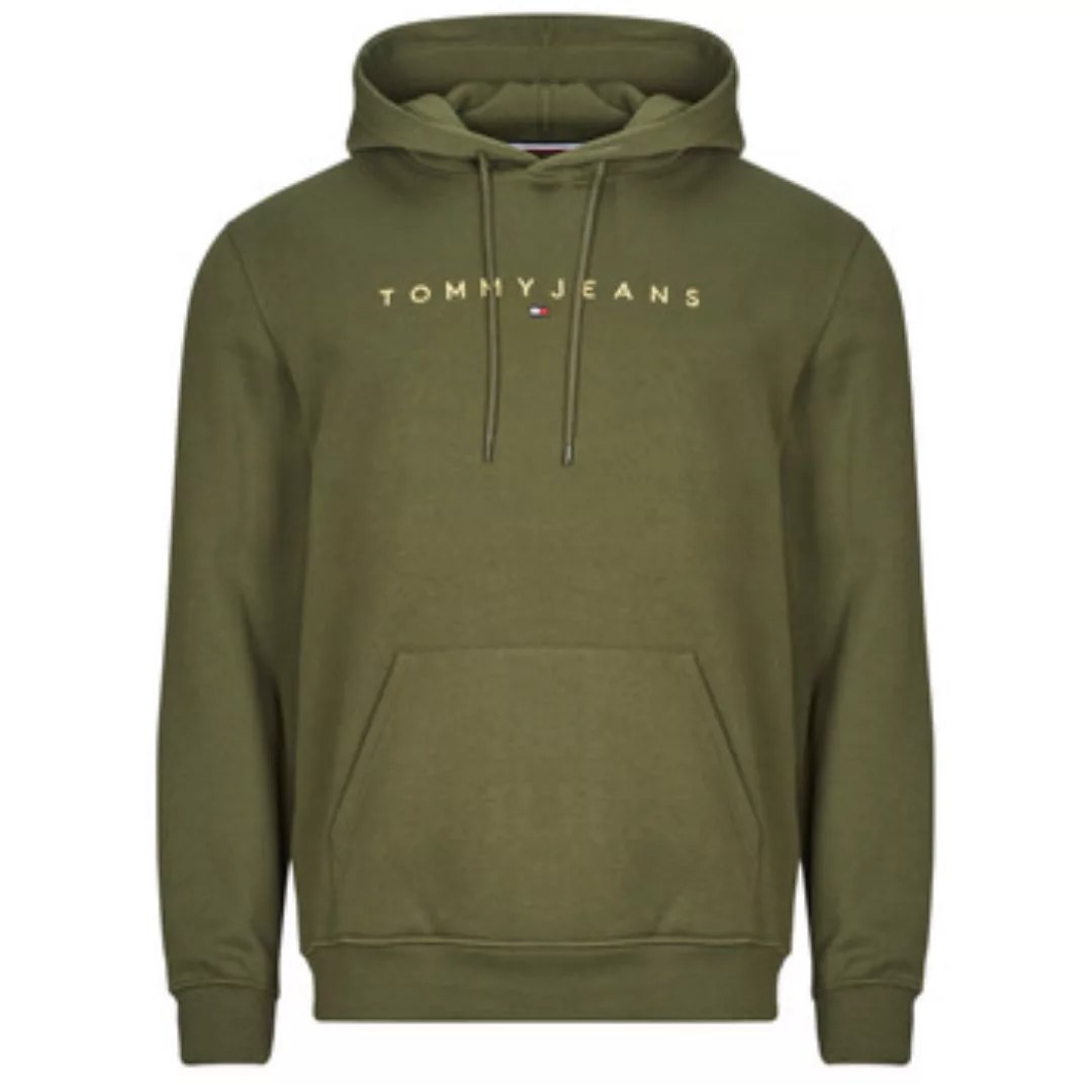 Tommy Jeans Sweatshirt "TJM REG LINEAR GOLD HOOD EXT", besticktes Markenlog günstig online kaufen