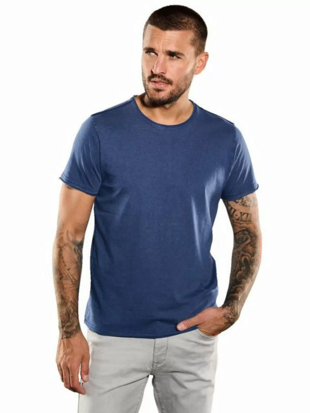 emilio adani T-Shirt T-Shirt uni günstig online kaufen