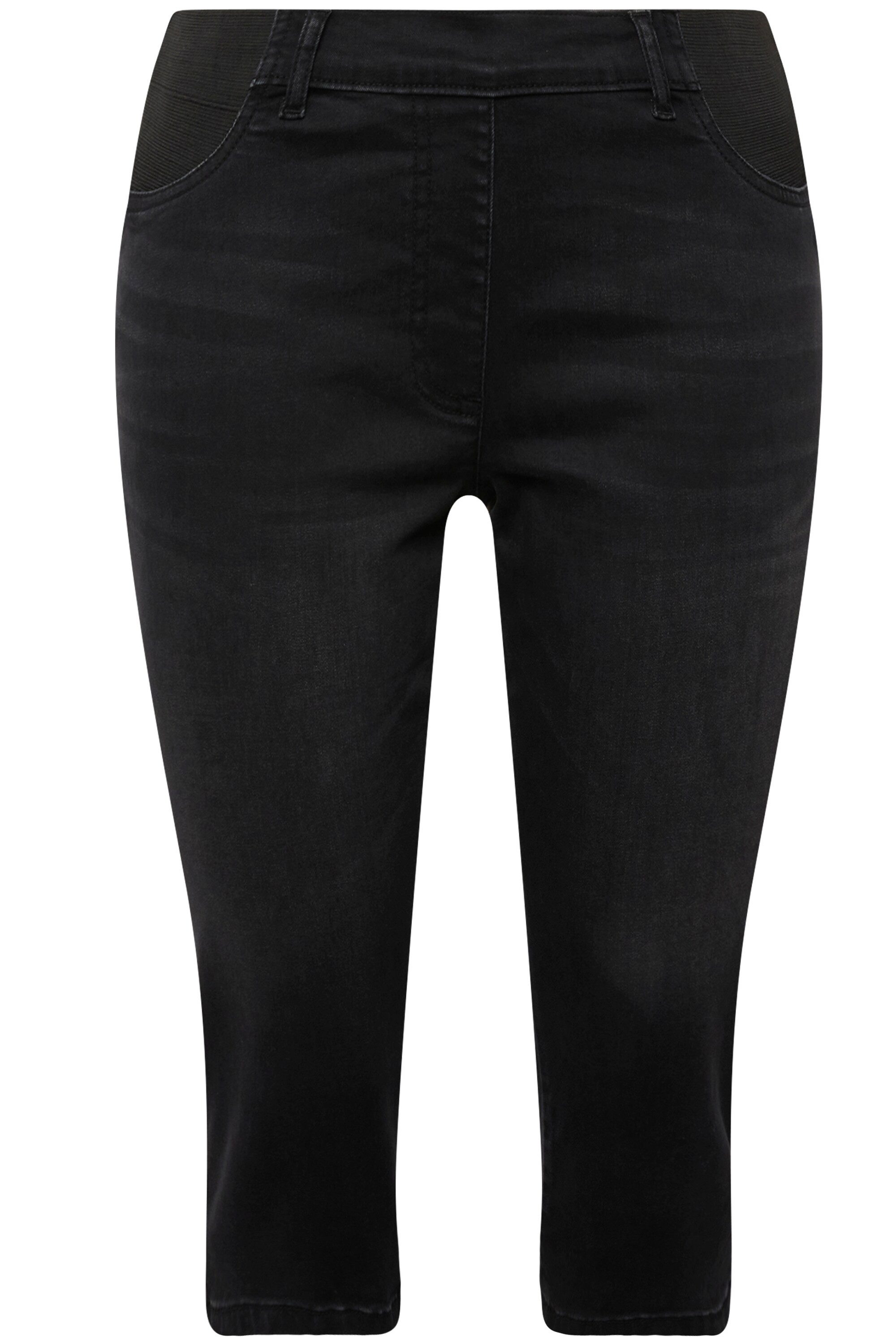 Ulla Popken 5-Pocket-Jeans Capri-Jeans Sienna schmales günstig online kaufen