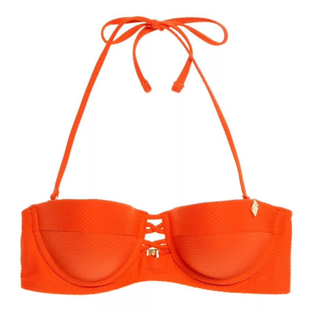 Superdry Sophia Textured Cup Bikini Oberteil S Flamingo Orange günstig online kaufen