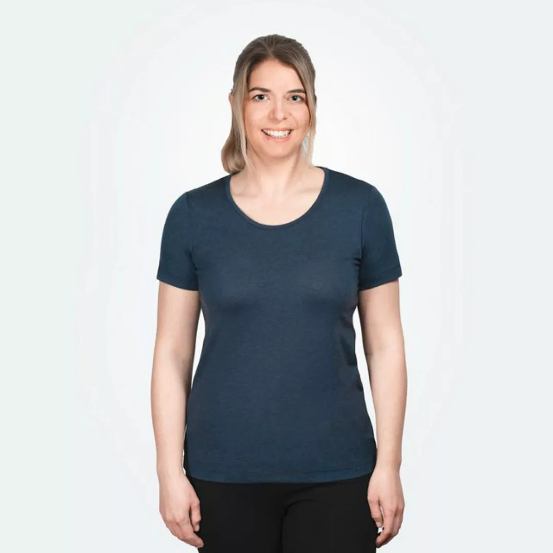 Nexural T-Shirt Pure Merino 100% Merinowolle T-Shirt Damen günstig online kaufen