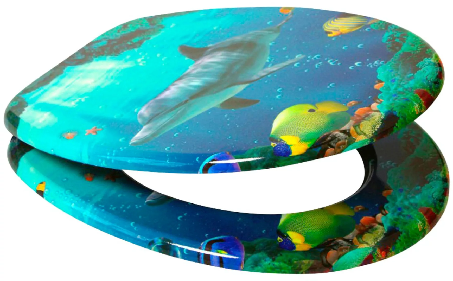 Sanilo WC-Sitz "Delphin Korallen" günstig online kaufen