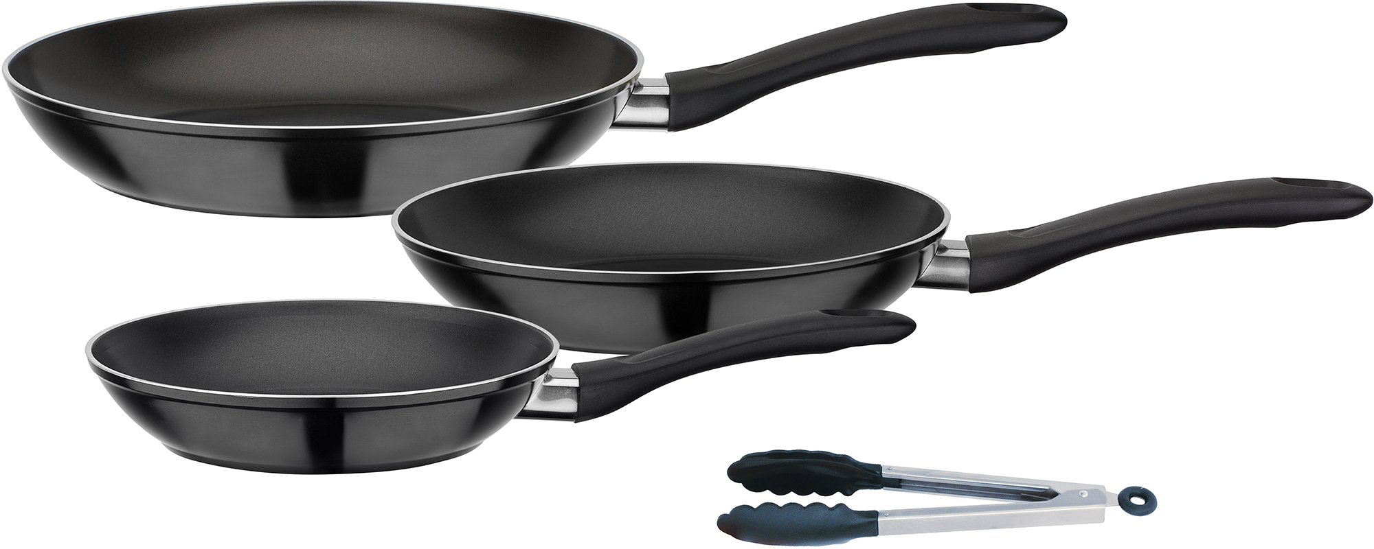 GSW Pfannen-Set »Nova«, Aluminium, (Set, 4 tlg., 1x Bratpfanne Ø 20 cm, 1x günstig online kaufen