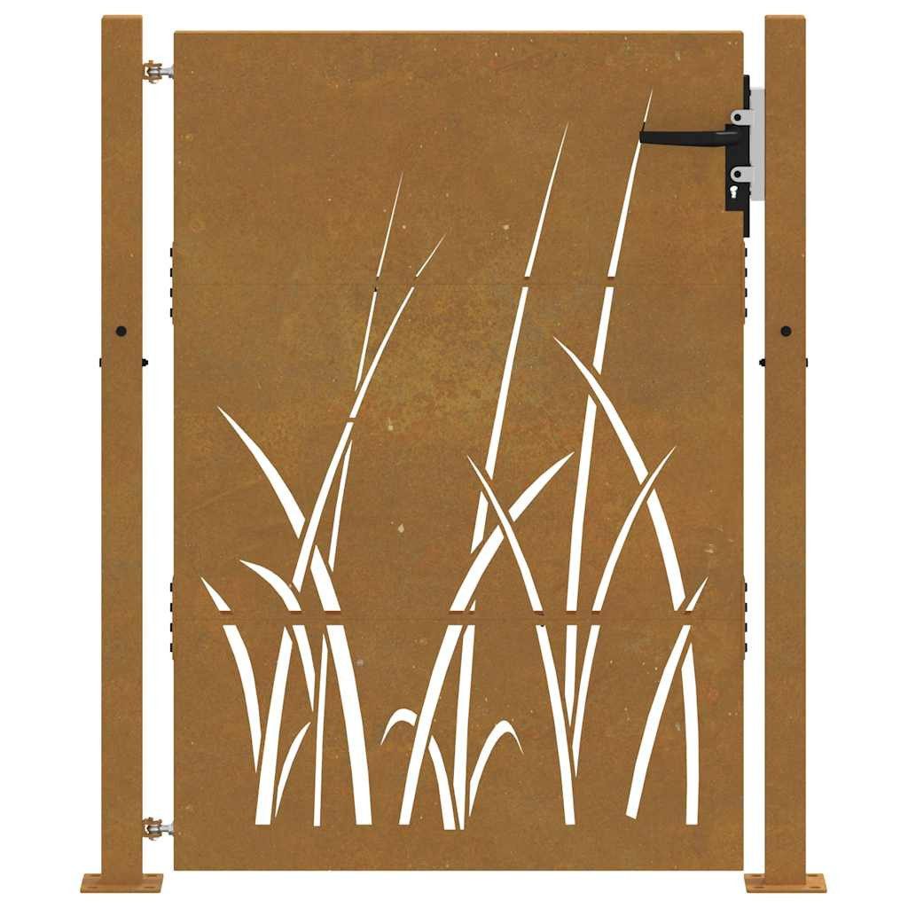 vidaXL Gartentor Gartentor 105x130 cm Cortenstahl günstig online kaufen