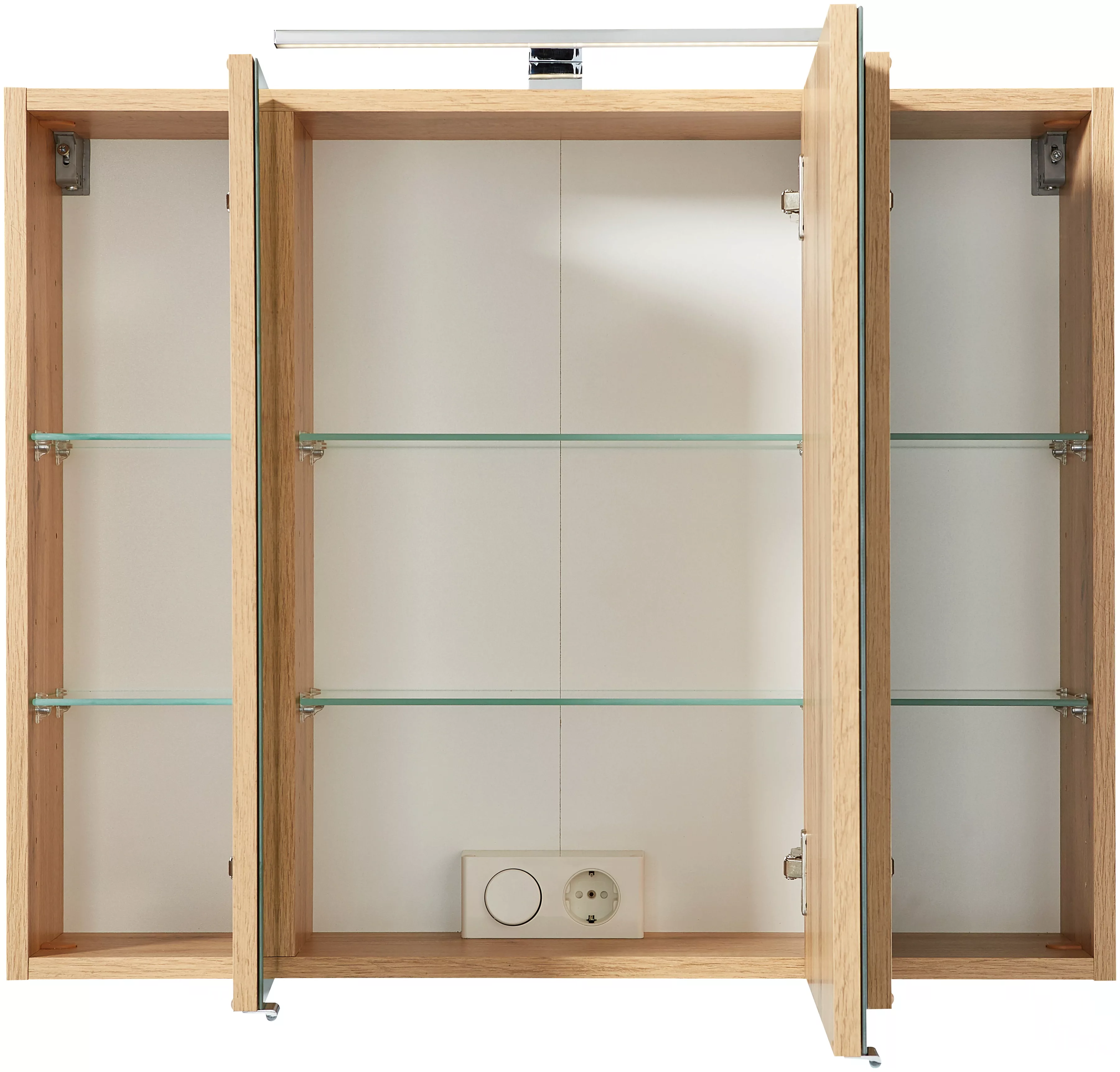 welltime Spiegelschrank "Malibu", Breite 80 cm, mit Spiegeltüren und Türend günstig online kaufen