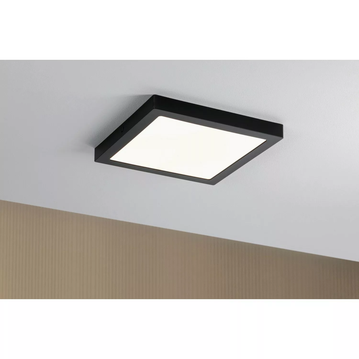 Paulmann Abia LED-Panel 30x30 cm 2.700K schwarz günstig online kaufen