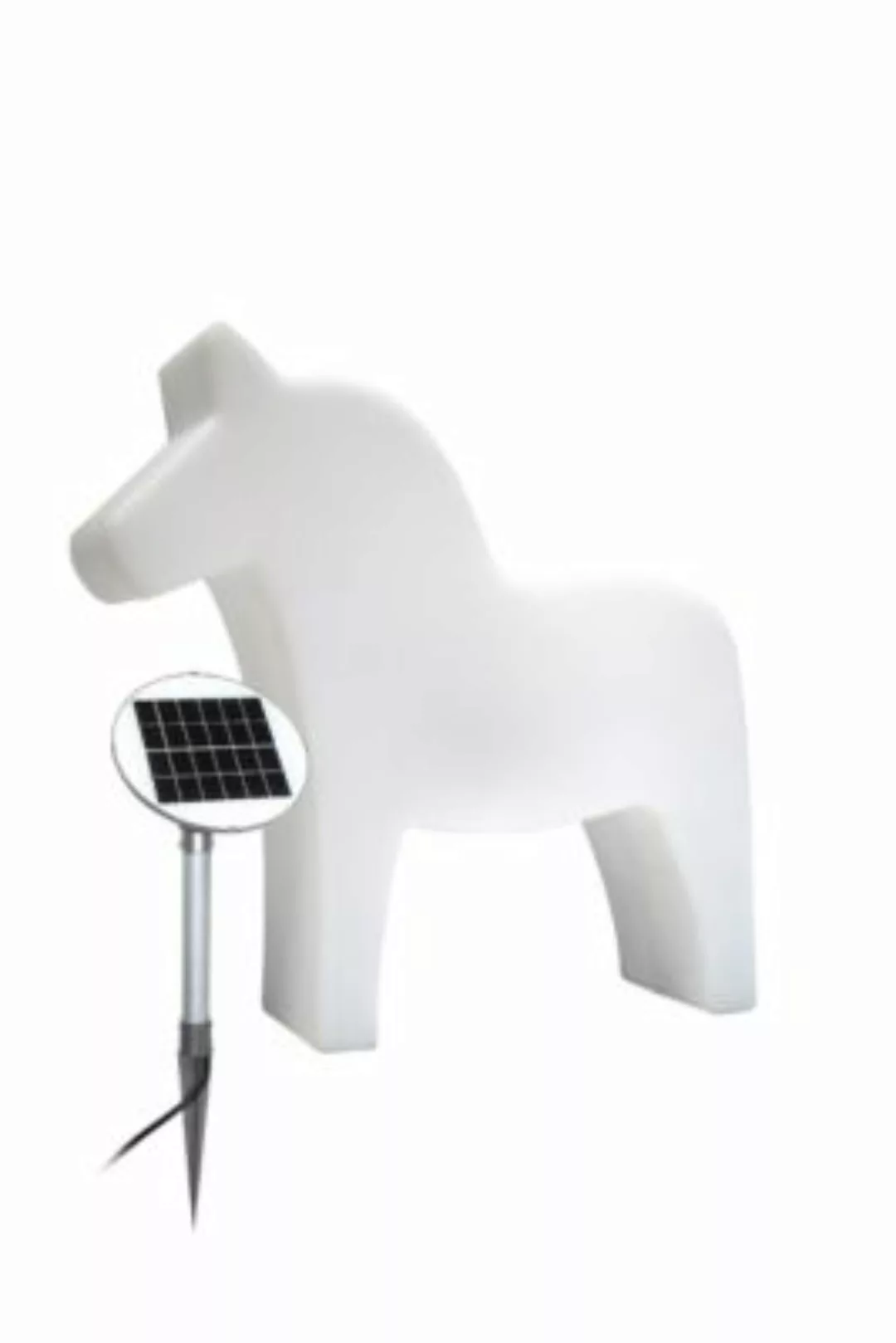 8 seasons design Shining Horse (Solar) Gartenleuchte weiß günstig online kaufen