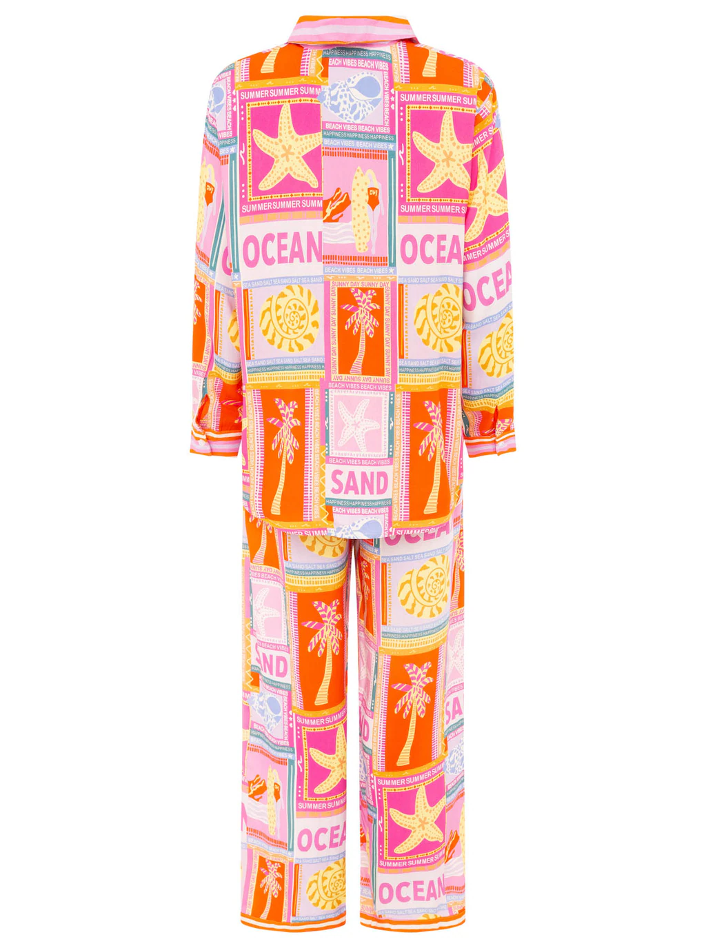 Zwillingsherz Shirtbluse "Beach Vibes" Farbenfrohes Set günstig online kaufen