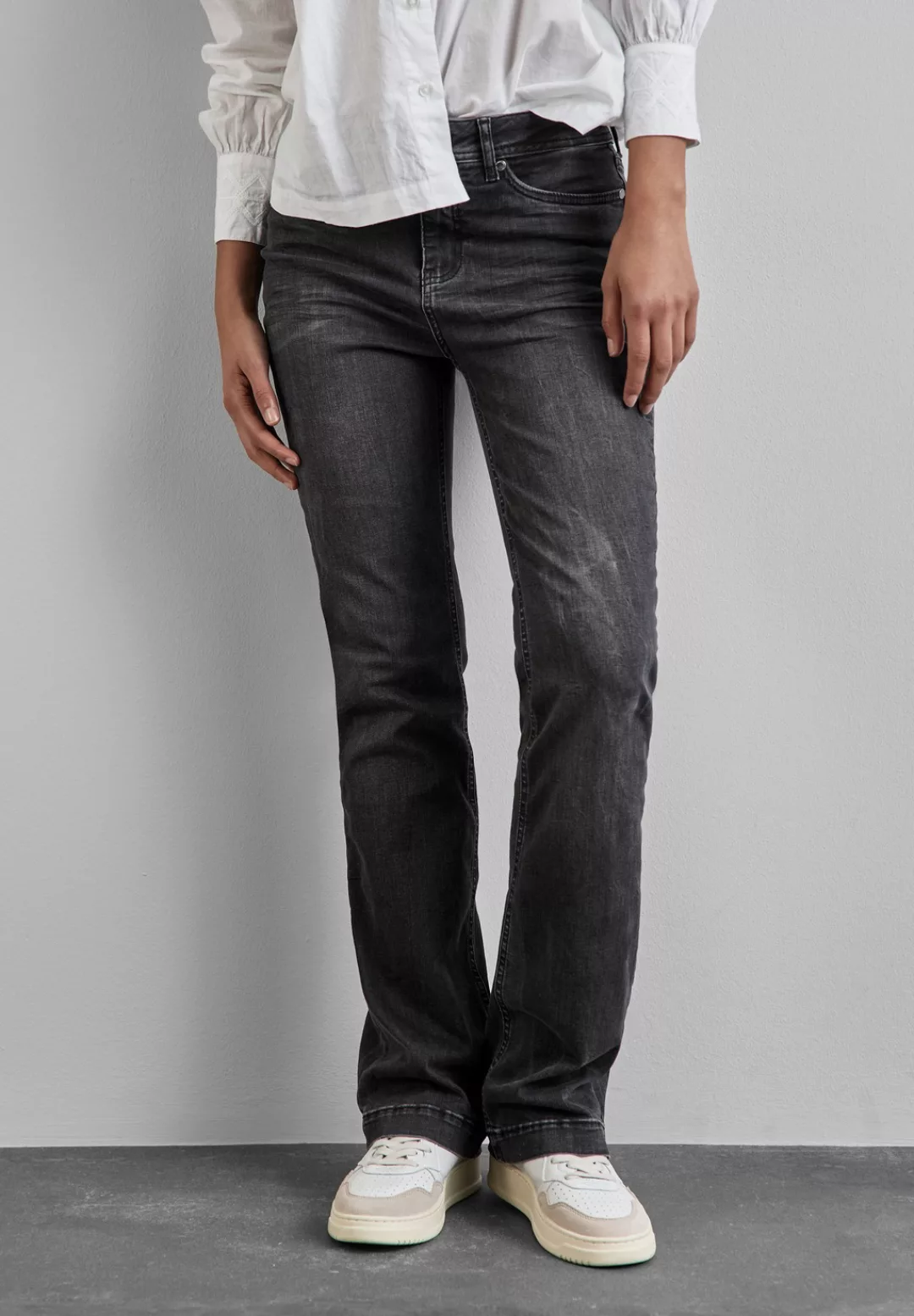 STREET ONE Slim-fit-Jeans, High Waist günstig online kaufen