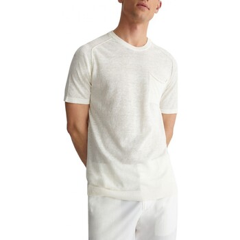 Liu Jo  T-Shirts & Poloshirts Weies Girolino-Leinen-T-Shirt günstig online kaufen