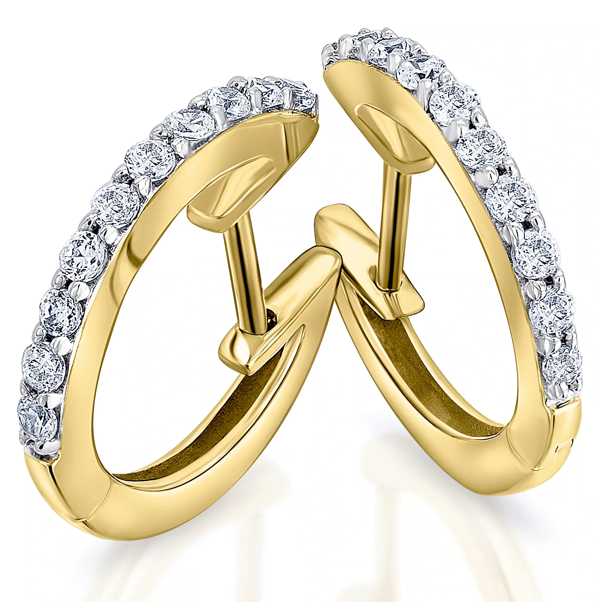 ONE ELEMENT Paar Creolen "0,30 ct Diamant Brillant Ohrringe Creolen aus 585 günstig online kaufen