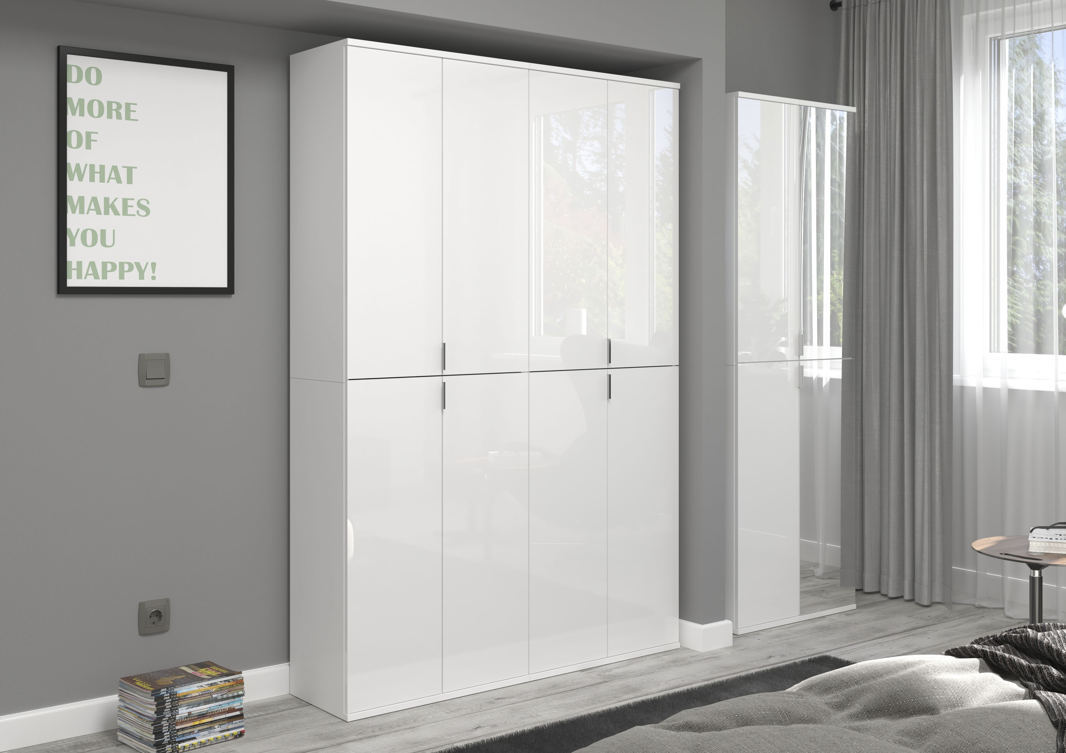 INOSIGN Garderoben-Set "Trondheim, Breite 122cm, best. aus 2 Schränken, 8 T günstig online kaufen
