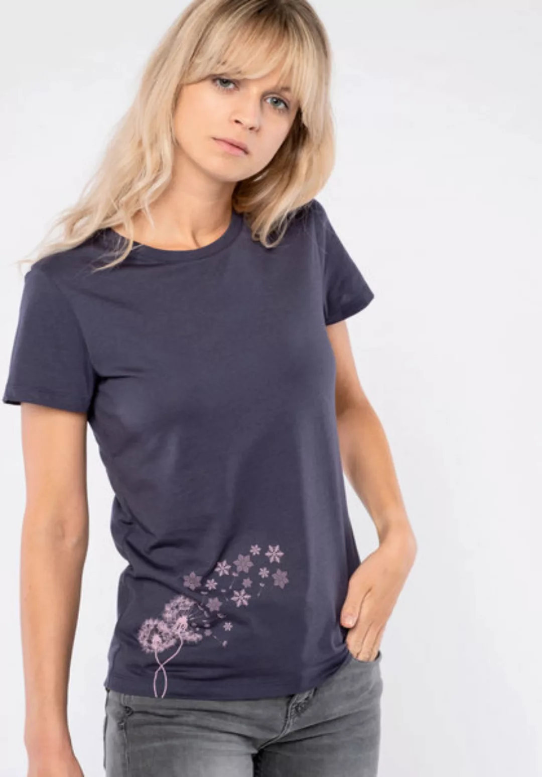 T-shirt - Print - Cotton/modal günstig online kaufen